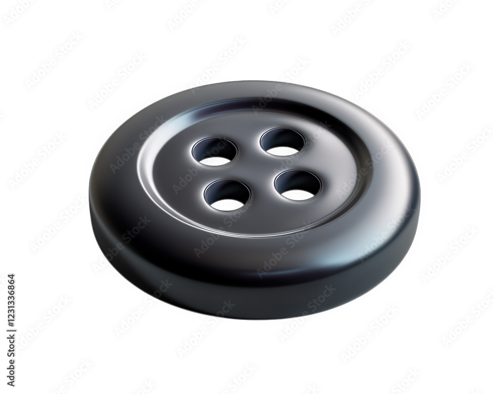 shiny, metallic button with four holes, perfect for sewing or crafting projects. This realistic button adds stylish touch to any fabric or garment shiny, metallic button with four holes, perfect for sewing or crafting projects. This realistic button adds stylish touch to any fabric or garment