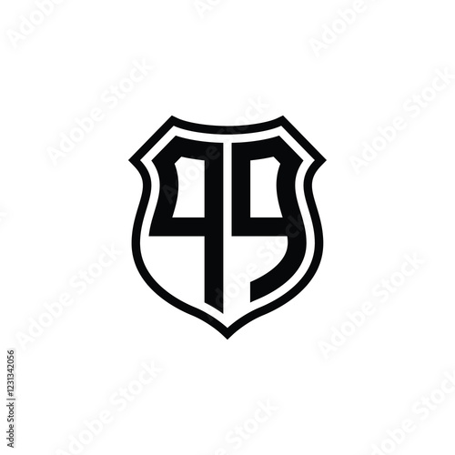 QQ monogram logo design letter text name symbol monochrome logotype alphabet character simple logo