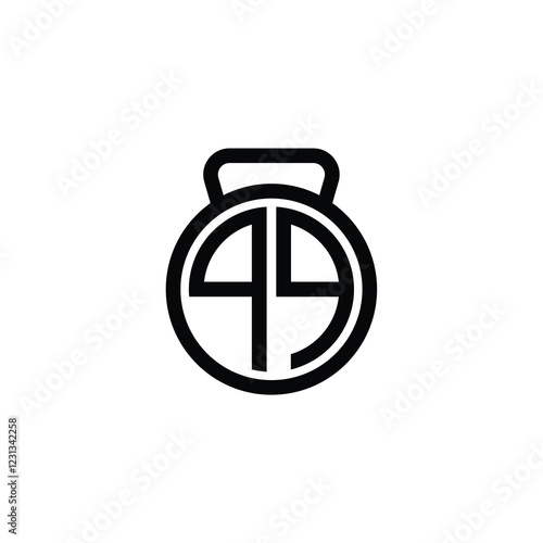 QQ monogram logo design letter text name symbol monochrome logotype alphabet character simple logo