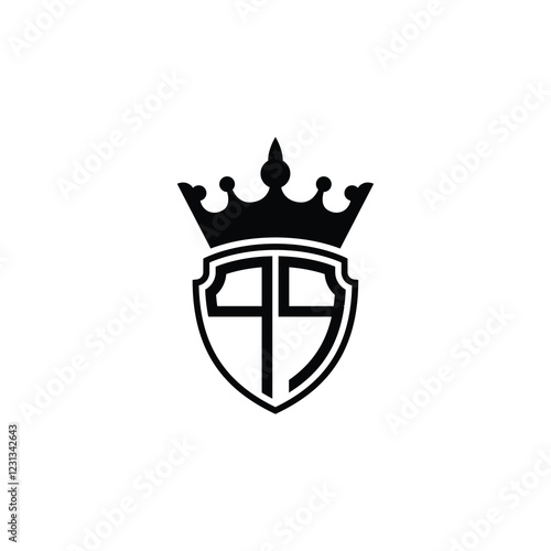 QQ monogram logo design letter text name symbol monochrome logotype alphabet character simple logo