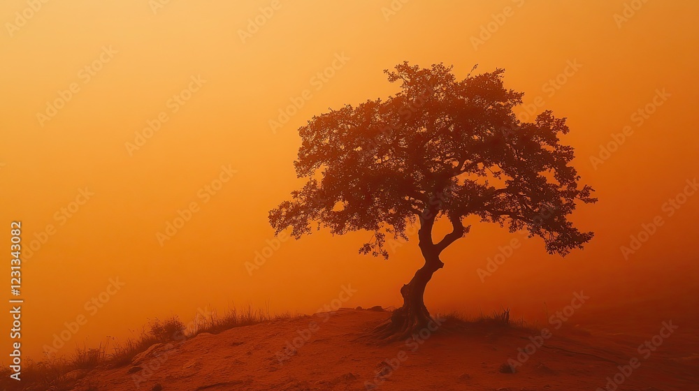 Obraz premium An idyllic scene of the natural environment at Mensfelder Kopf in Hesse, Germany, un
