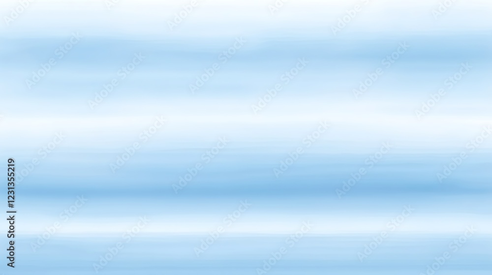Blue white gradient background. Abstract blank layout