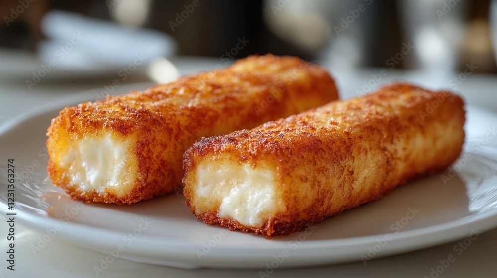 fried mozzarella sticks and a tangy marinara dipping sauce fried mozzarella sticks and a tangy marinara dipping sauce