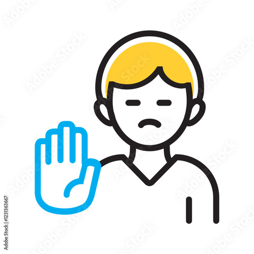 Vector multi color icon for Preventative