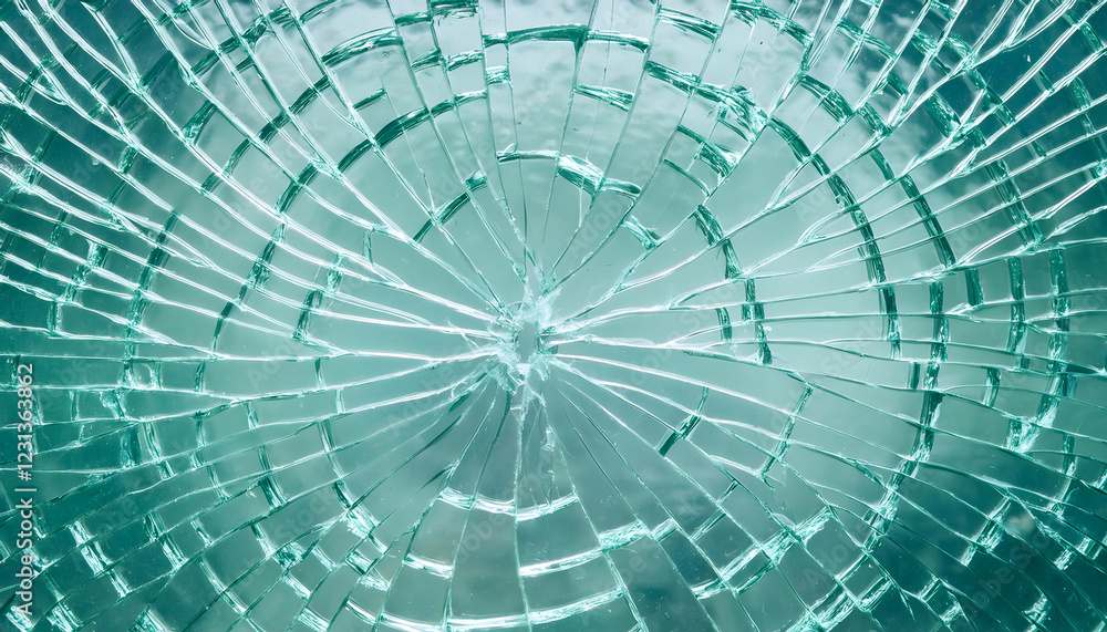 Fototapeta premium 割れた硝子