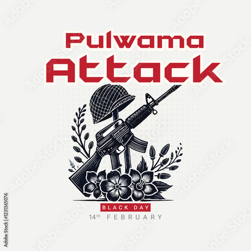 Remember our heroes of the Pulwama Attack tribute a black day in India Social Media Post banner