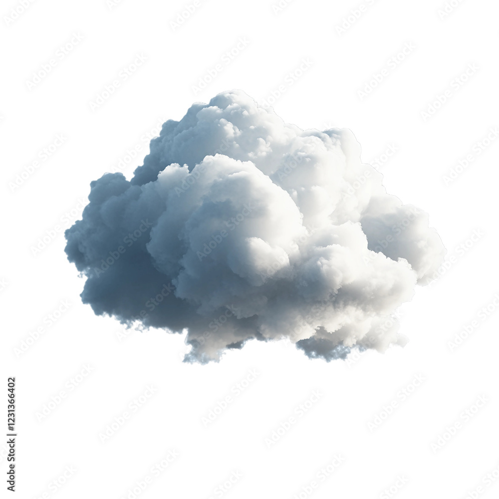 Large white cloud with a blue tint Large white cloud with a blue tint