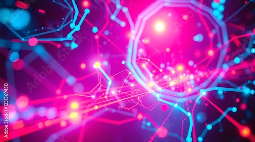 abstract background with lights