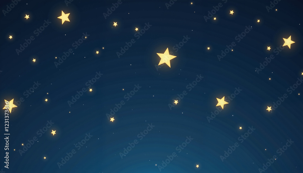Delicate twinkling stars arranged playfully in the night sky, whimsy Delicate twinkling stars arranged playfully in the night sky, whimsy