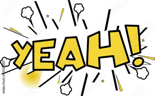 Comic Explosion Speech Bubble