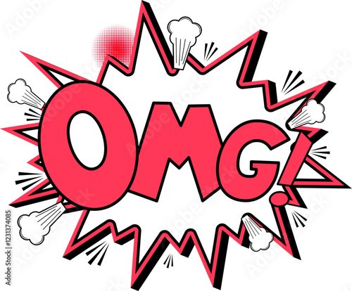 Comic Explosion Speech Bubble