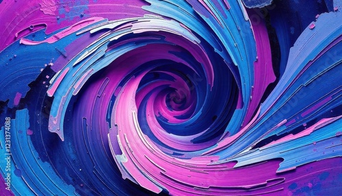 Dynamic swirling colors abstract art digital artwork vibrant environment close-up view movement and flow