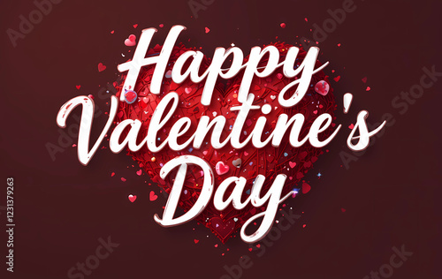 merry christmas lettering valentine