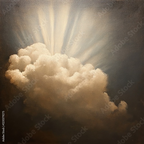 Golden Cloudscape - A Stunning Sky Painting