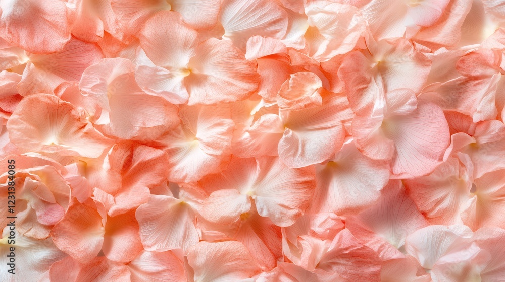 Delicate Peach Rose Petals Background Texture Soft Romantic Floral Design Delicate Peach Rose Petals Background Texture Soft Romantic Floral Design