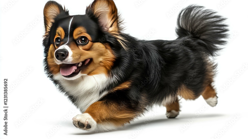 Adorable Corgi Puppy Running Joyfully: A Captivating Image of Canine Energy and Playfulness Adorable Corgi Puppy Running Joyfully: A Captivating Image of Canine Energy and Playfulness