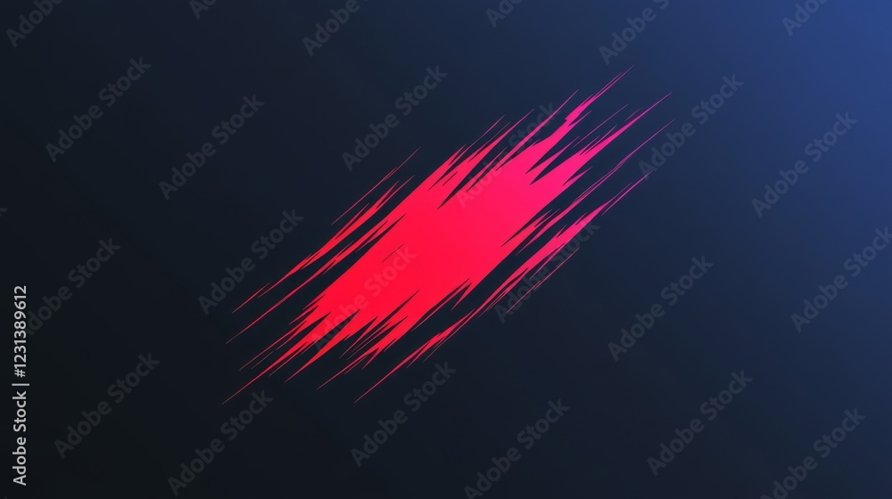 Abstract red diagonal brush stroke on dark background. Abstract red diagonal brush stroke on dark background.