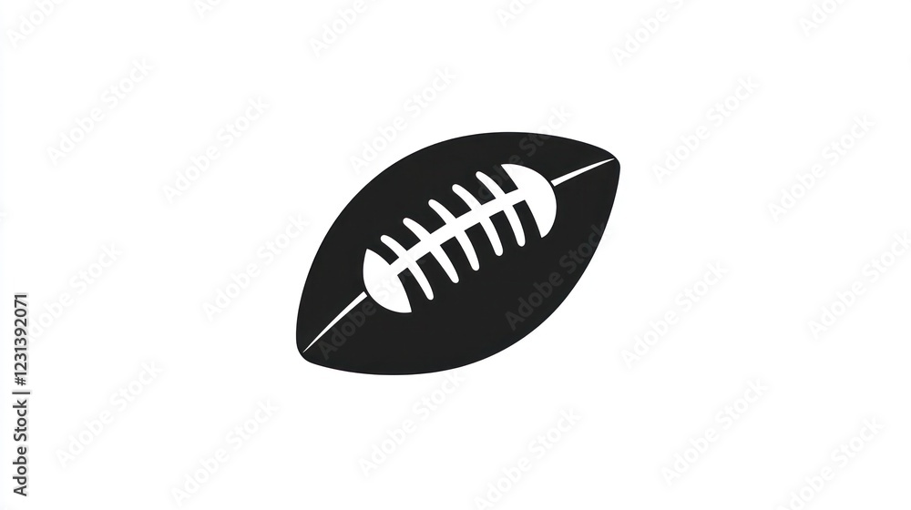 Rugby ball icon, white background, sport graphic, web design Rugby ball icon, white background, sport graphic, web design