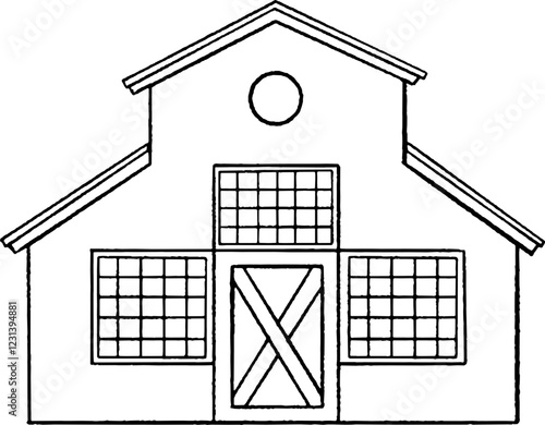 House Monoline Illustration