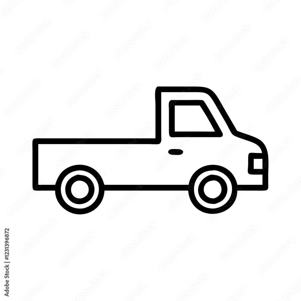 Fototapeta premium pickup icon design