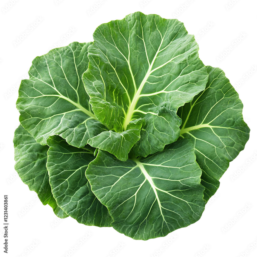 Large green leafy vegetable with transparent background Large green leafy vegetable with transparent background