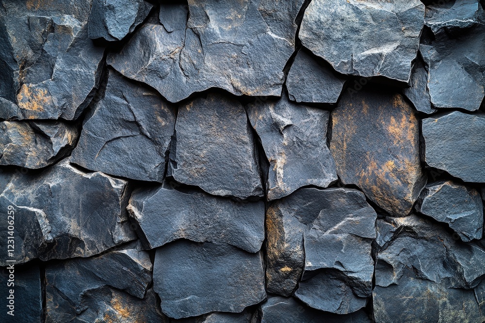 Close up view of a textured rock wall with various colors and patterns in natural environment Close up view of a textured rock wall with various colors and patterns in natural environment