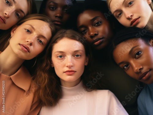 Diversity ethnicity woman in poster style shot