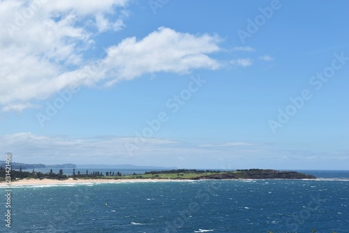 Long Reef headland seen from Dee Why, Sydney, Australia photo