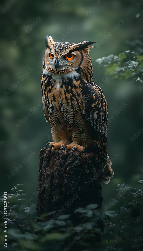great horned owl great horned owl