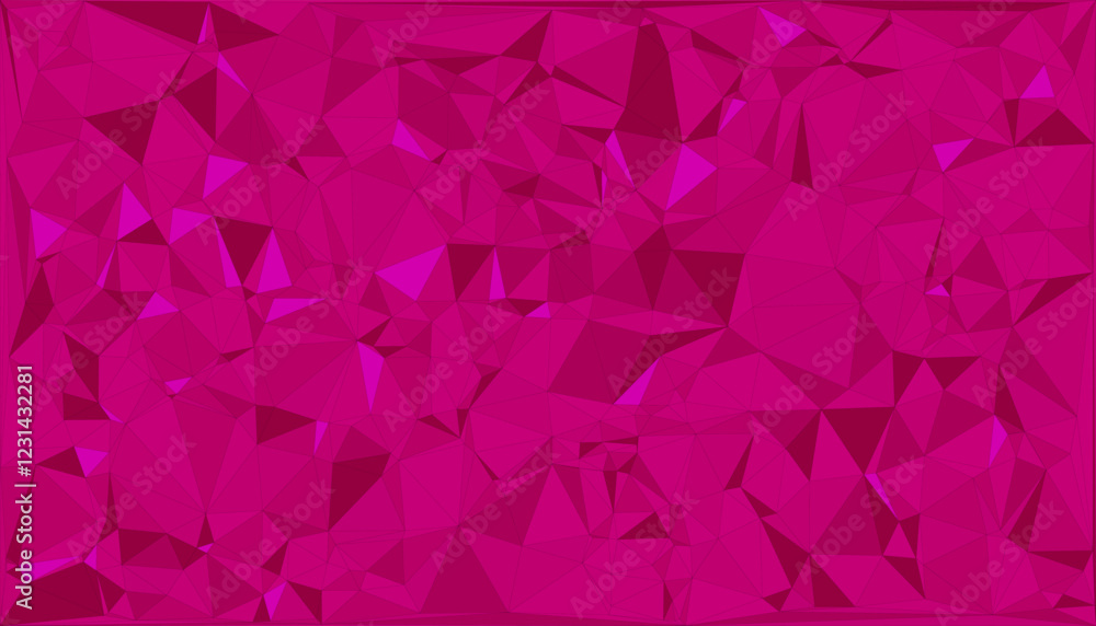 Fototapeta premium Abstract Polygonal Background with Geometric Shapes in Vibrant Colorful Design, Modern Digital Artwork for Websites, Technology, and Creative Projects