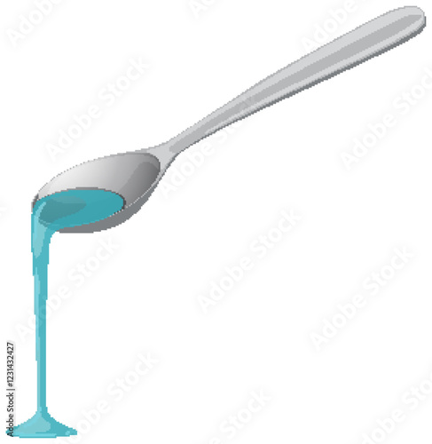 Pouring Liquid from a Spoon