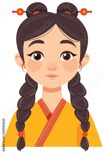Traditional Chinese Girl Avatar