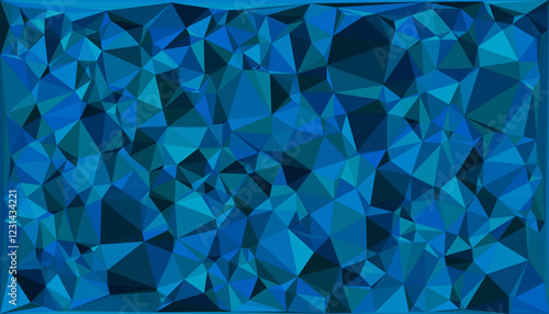 Abstract Polygonal Background with Geometric Shapes in Vibrant Colorful Design, Modern Digital Artwork for Websites, Technology, and Creative Projects