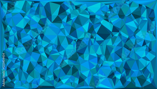 Abstract Polygonal Background with Geometric Shapes in Vibrant Colorful Design, Modern Digital Artwork for Websites, Technology, and Creative Projects