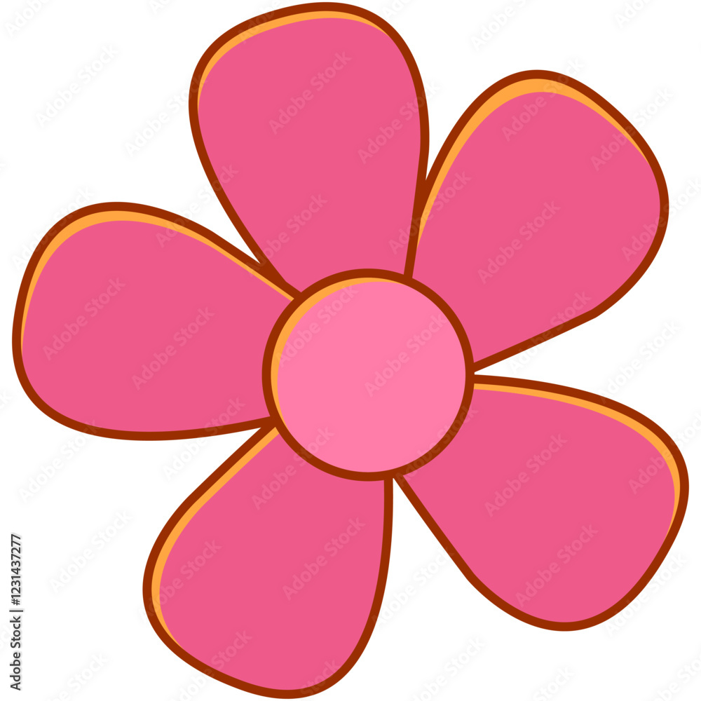 custom made wallpaper toronto digitalPink Flower Illustration