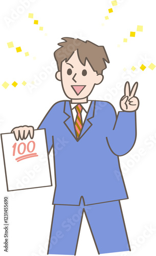 100点を取った学生