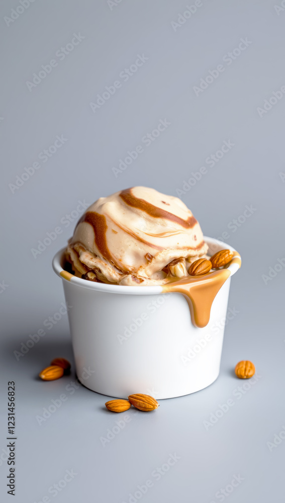 mocha almond ice cream white box creamy rich dessert chocolate coffee flavor nutty mocha almond ice cream white box creamy rich dessert chocolate coffee flavor nutty