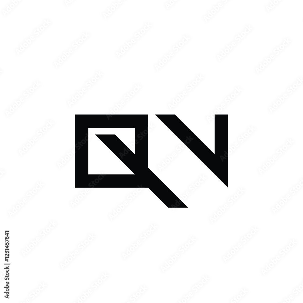 QV monogram logo design letter text name symbol monochrome logotype alphabet character simple logo QV monogram logo design letter text name symbol monochrome logotype alphabet character simple logo
