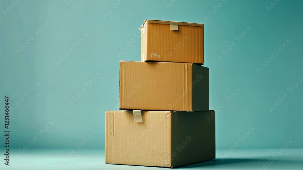 The Stack of Cardboard Boxes The Stack of Cardboard Boxes