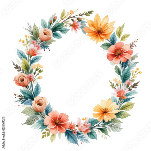 wreath of flowers