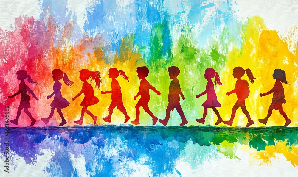 Community Involvement: Images showing community involvement in autism awareness events, walks, or support groups, fostering a sense of belonging and, Generative AI Community Involvement: Images showing community involvement in autism awareness events, walks, or support groups, fostering a sense of belonging and, Generative AI