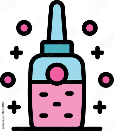 Nasal spray providing quick relief from congestion, restoring clear breathing and easing discomfort