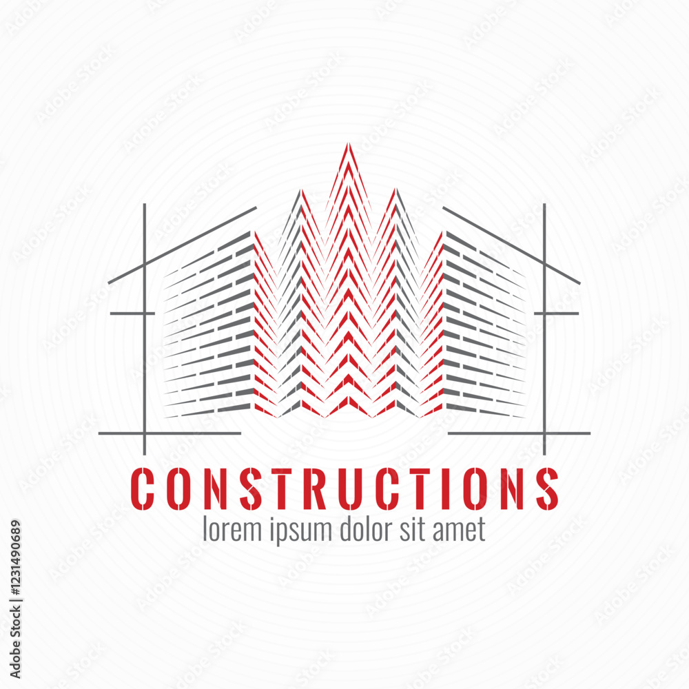 Construction business logo design idea Construction business logo design idea