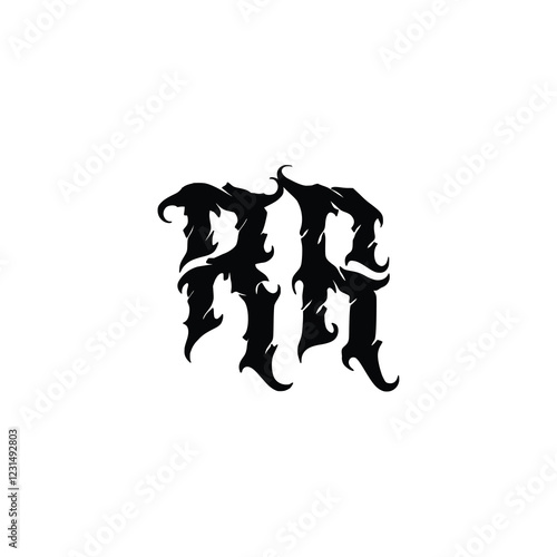 RA monogram logo design letter text name symbol monochrome logotype alphabet character simple logo