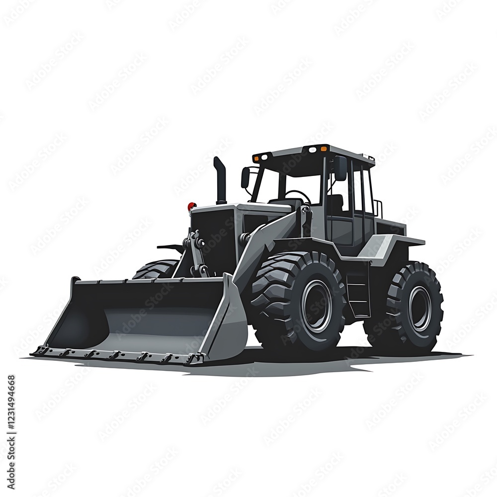 tractor logo isolated on white tractor logo isolated on white