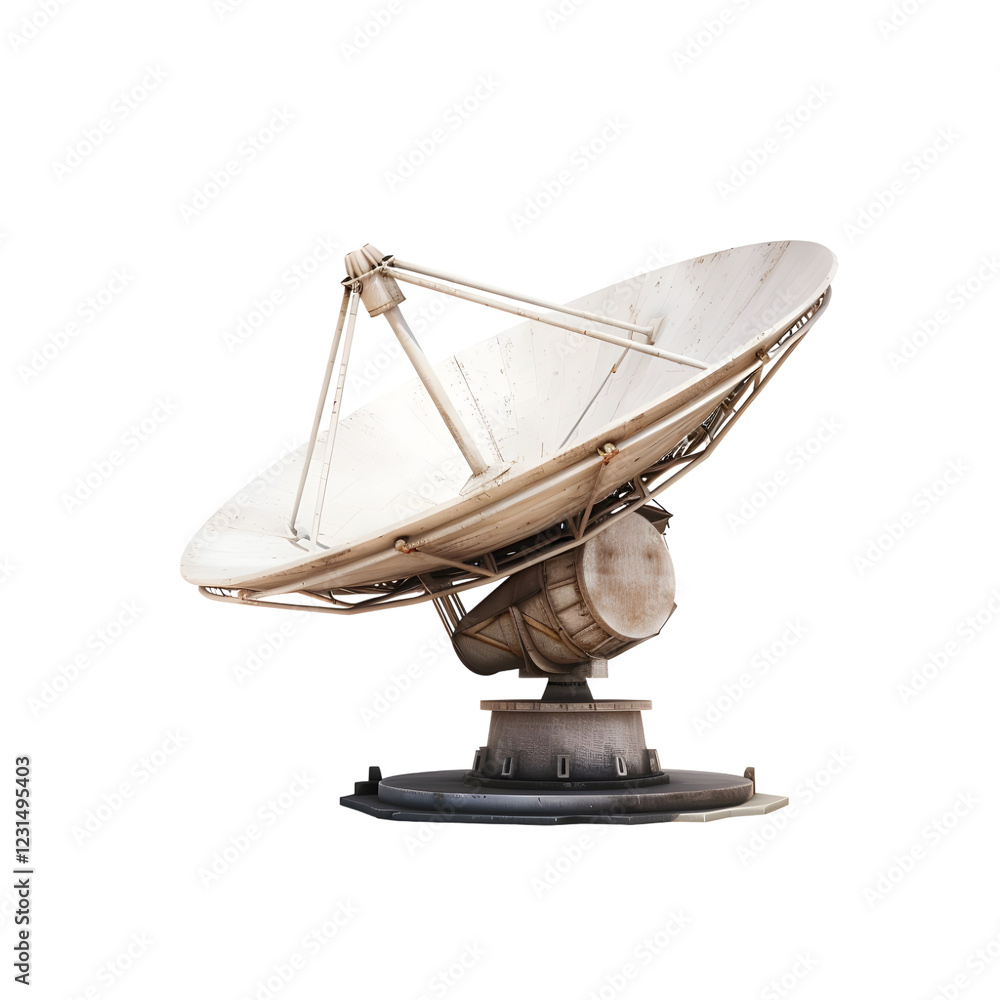 Satellite dish isolated on transparent background Satellite dish isolated on transparent background