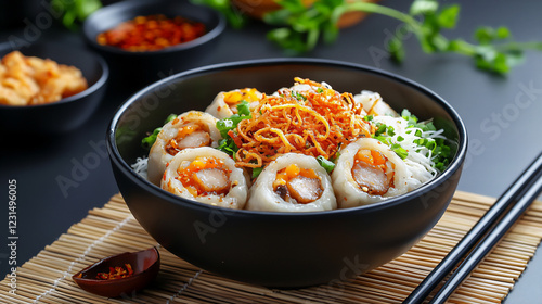  banh gio bowl photo