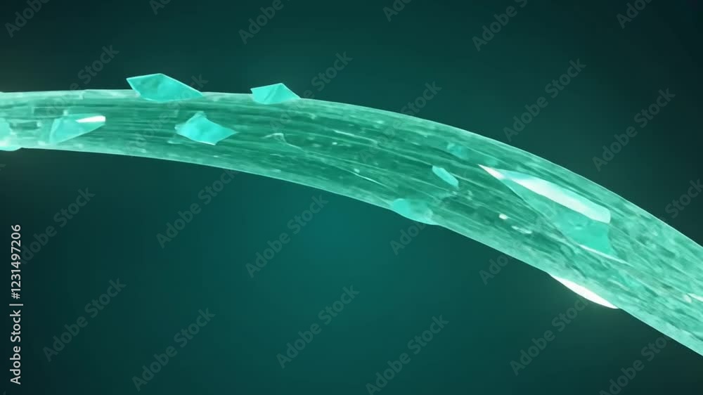 Emerald Particles Floating Gently in Dark Background Magical Animation Emerald Particles Floating Gently in Dark Background Magical Animation