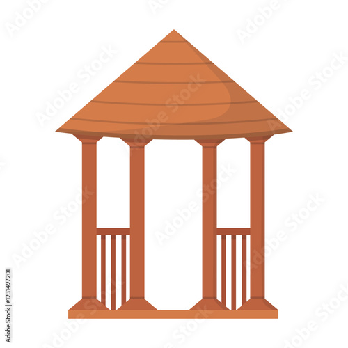 Gazebo Vector Illustration - 01