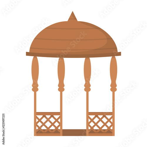 Gazebo Vector Illustration - 02